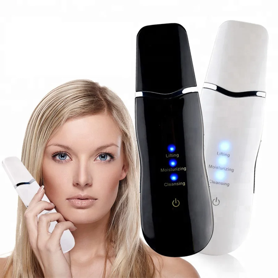 Skin Care Device Dead Skin Remover Deeply Cleaning Ultrasonic Electric Facial Scrubber