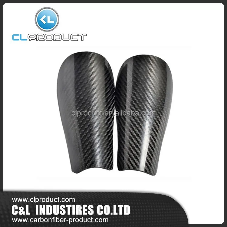 Free shipping Customized Available carbon fiber Soccer Shin Guards with high quality
