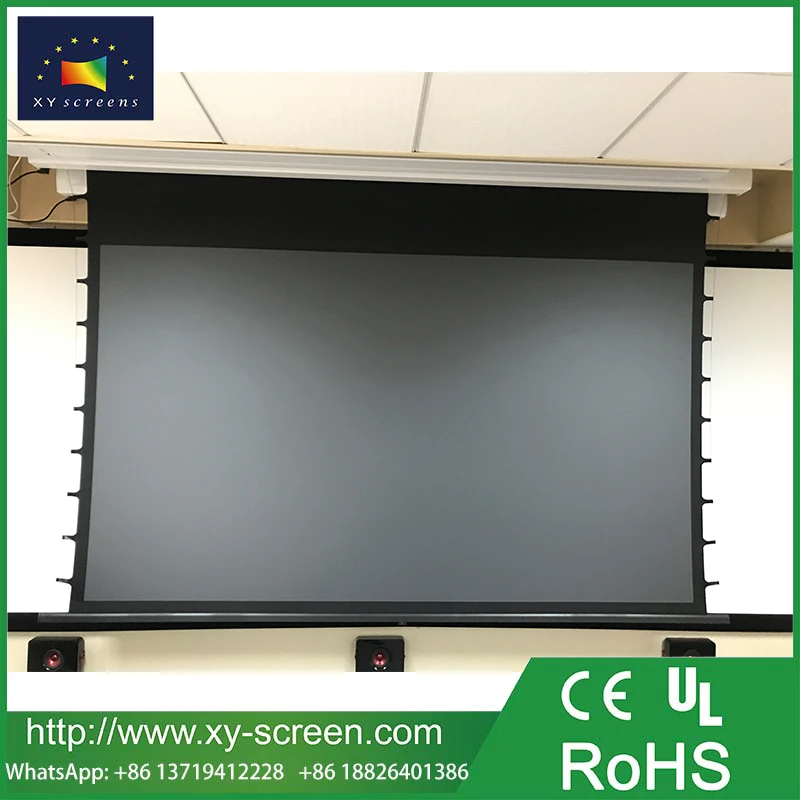 XYSCREEN 120' ambient light rejection motorized projector screen daylight screens