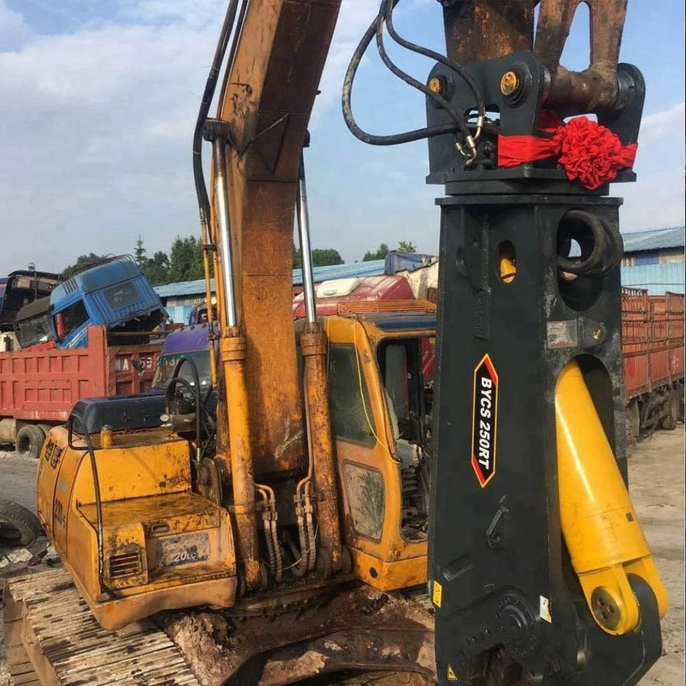 
excavator attachments hydraulic demolition shear crusher pulverizer 