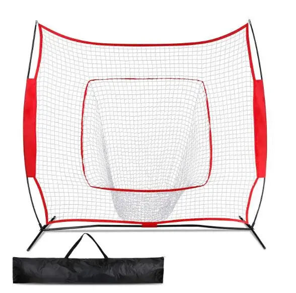 Baseball Softball Practice Net  for Hitting, Pitching, Batting, Fielding and Catching, Portable Backstop Training Aid