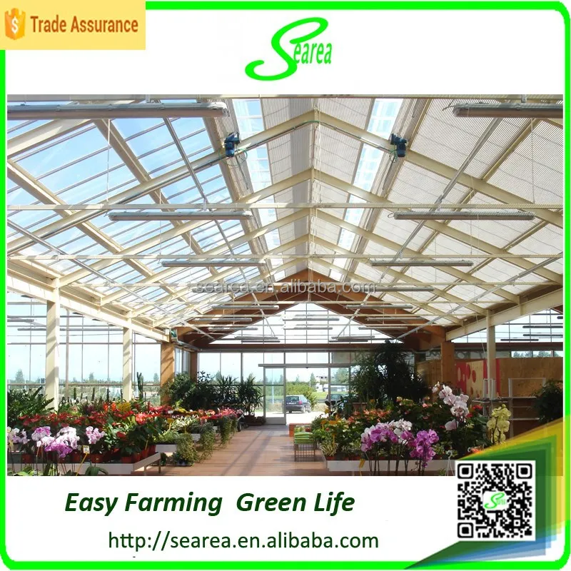 
Mult span commerical glass greenhouse for sale 