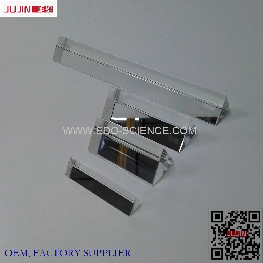 3x3x20cm 3x3x6cm 3x3x10cm 3x3x15cm Physics Home Toy Experiment kit Optical Clear Crystal Glass Triangle Prism
