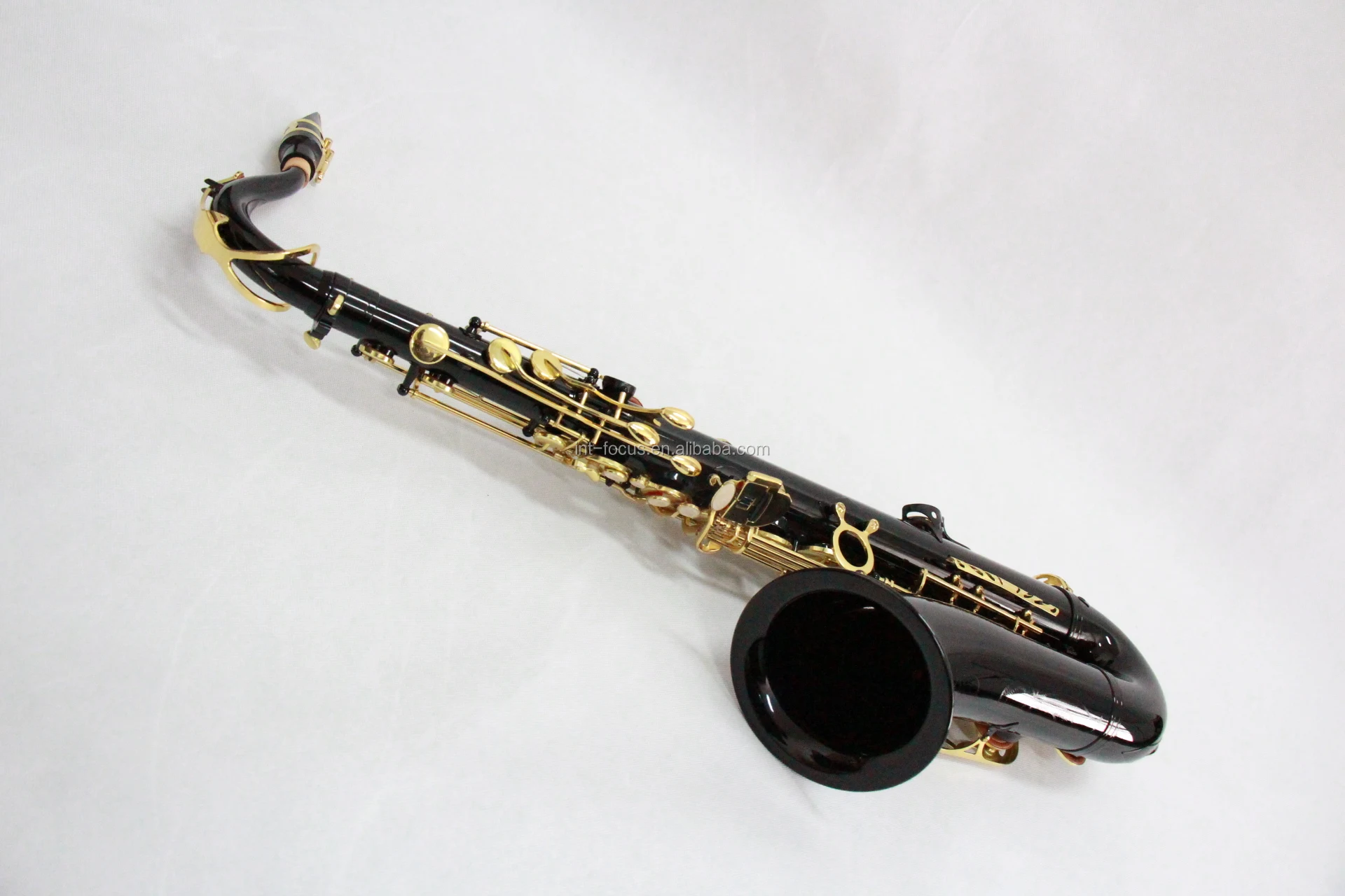 Student Black Body Golden Keys Tenor Saxophone Wholesale Price Tenor Saxophone