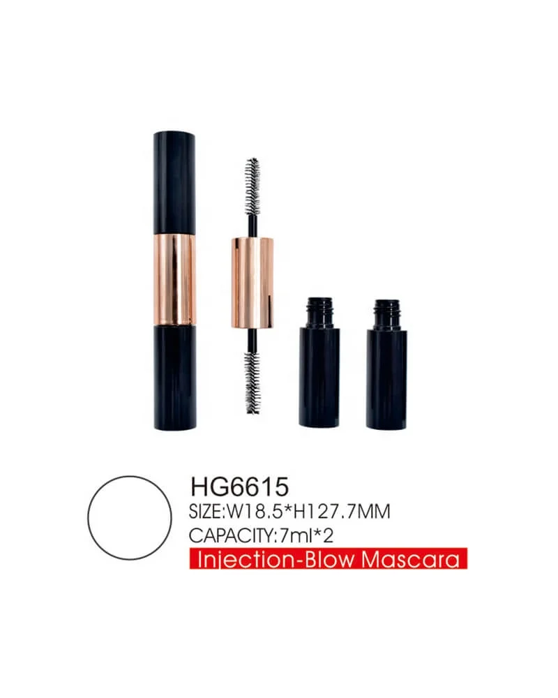 2 in 1 custom empty double sided mascara tube and lipgloss packaging tube