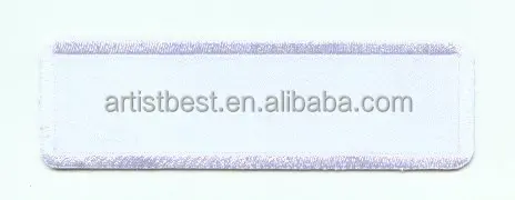 
High Quality Name Blank Back Glue Garment Embroidery Patch 