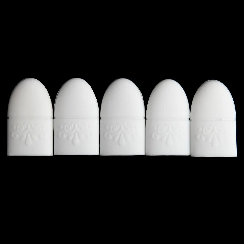 5pcs/set Wrap Soak Off Cleaner Cap Clip Silicone Nail Art Polish Remover