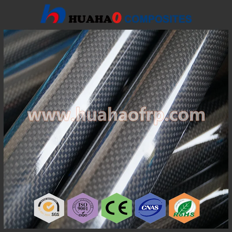 Углеродного волокна трубы гибкие Высокой Прочности 3 К равнина/twillglossy поверхности/матовая углеродного волокна трубки гибкий с низким цена