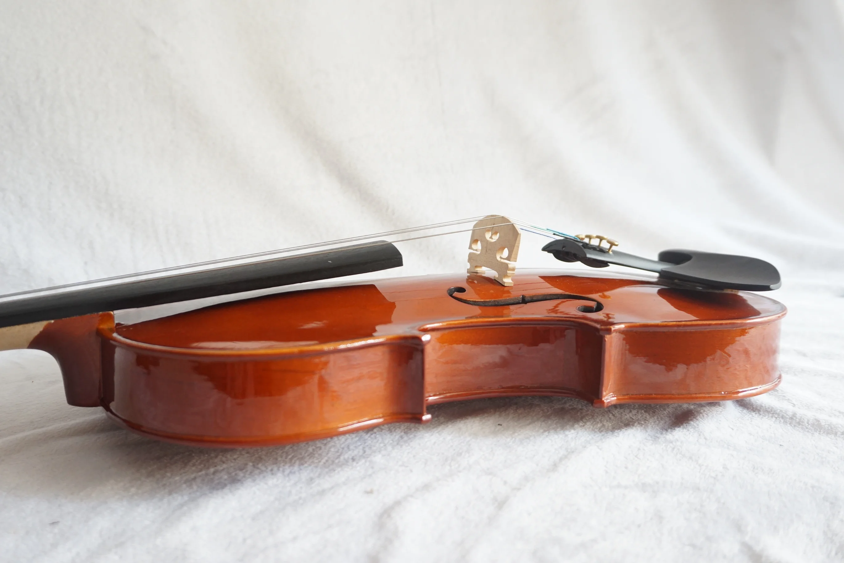 Best Brands Aiersi Spraying Solid wood acoustic  Violin outfits with case string and bow