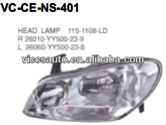Head Lamp For Nissan Cefiro 01 Taiwan Type VICCSAUTO