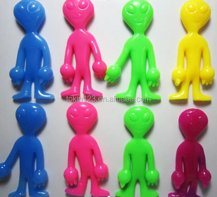Promotional TPR small alien sofy sticky toys