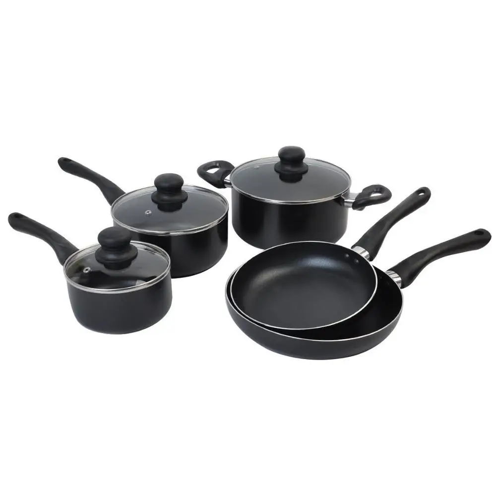 Well Equipped Kitchen Cookware Best Pots and Pans Set Nonstick Aluminum Cookware Set