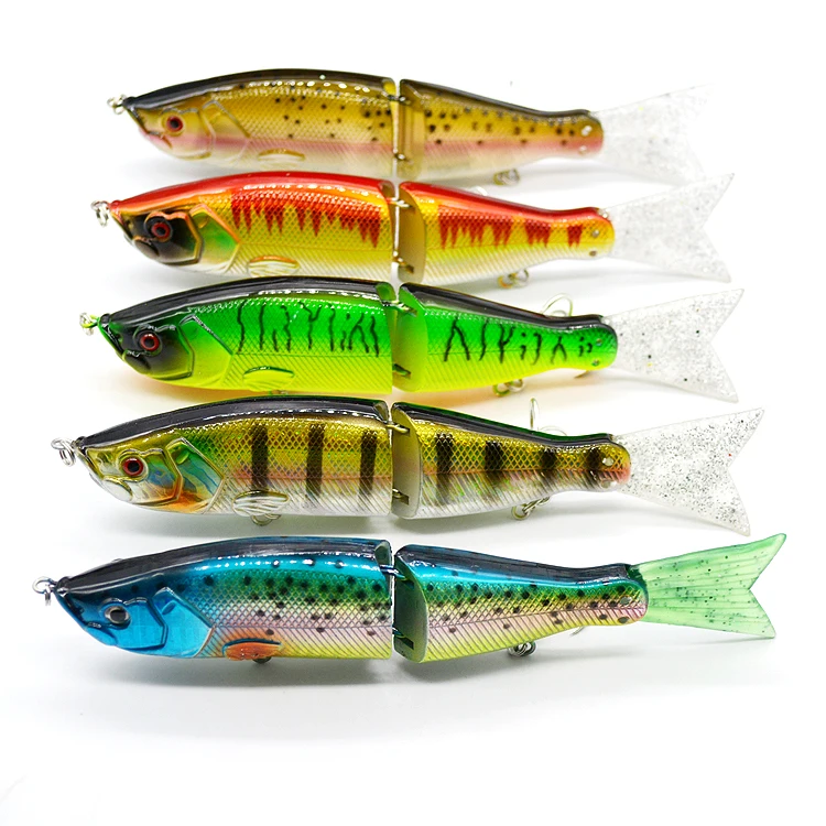 Online Wholesale 2 Multi Segment Jointed Glide Swimming Hard Trout Bait For Sea Bass Fishing Lures Swimbait Fish Lure