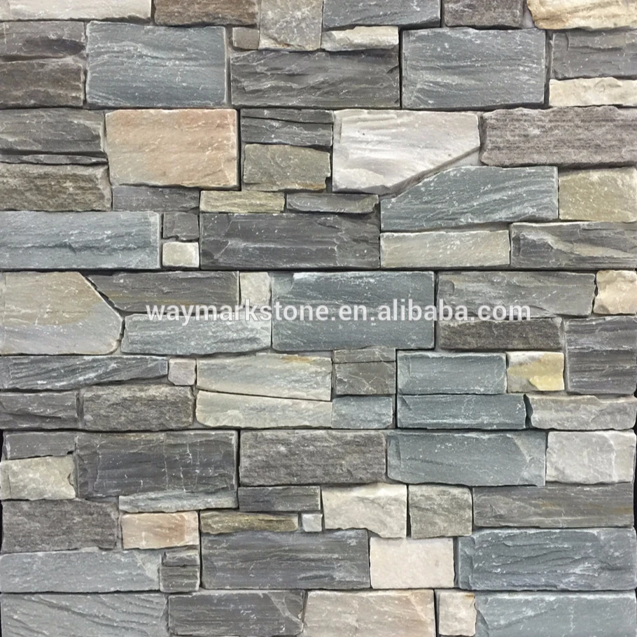 
Cheap Natural quartz Exterior and Interior Cultured Wall Brick Stone Panel veneer CZ-N16 