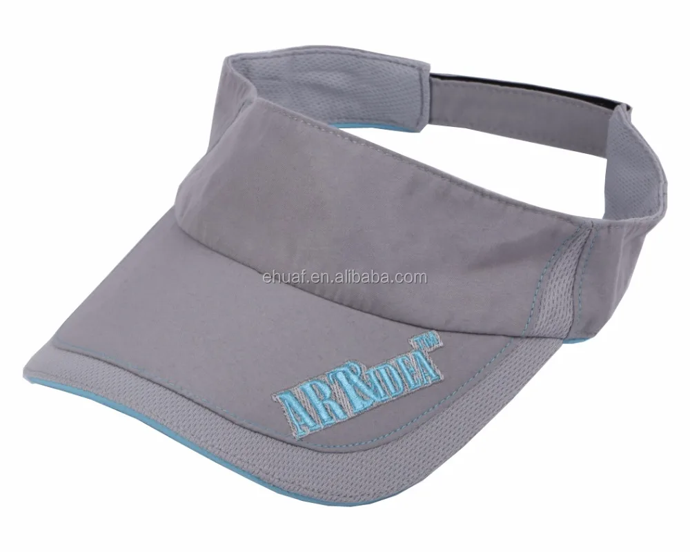 Adult summer spring soft grid sun visor with moisture wicking sweatband sun hat