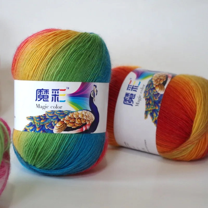 China wholesale new style dyed 100% wool yarn for hand knitting
