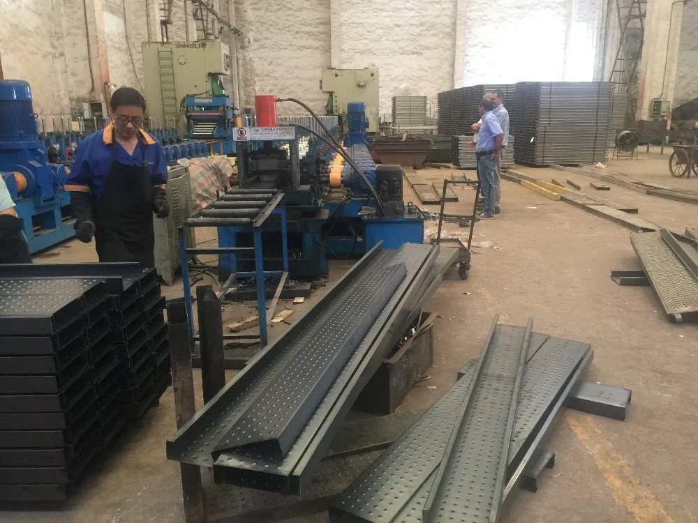 
Metal Sheet Scaffolding Plank Pedal Panel Roll Forming Machine 