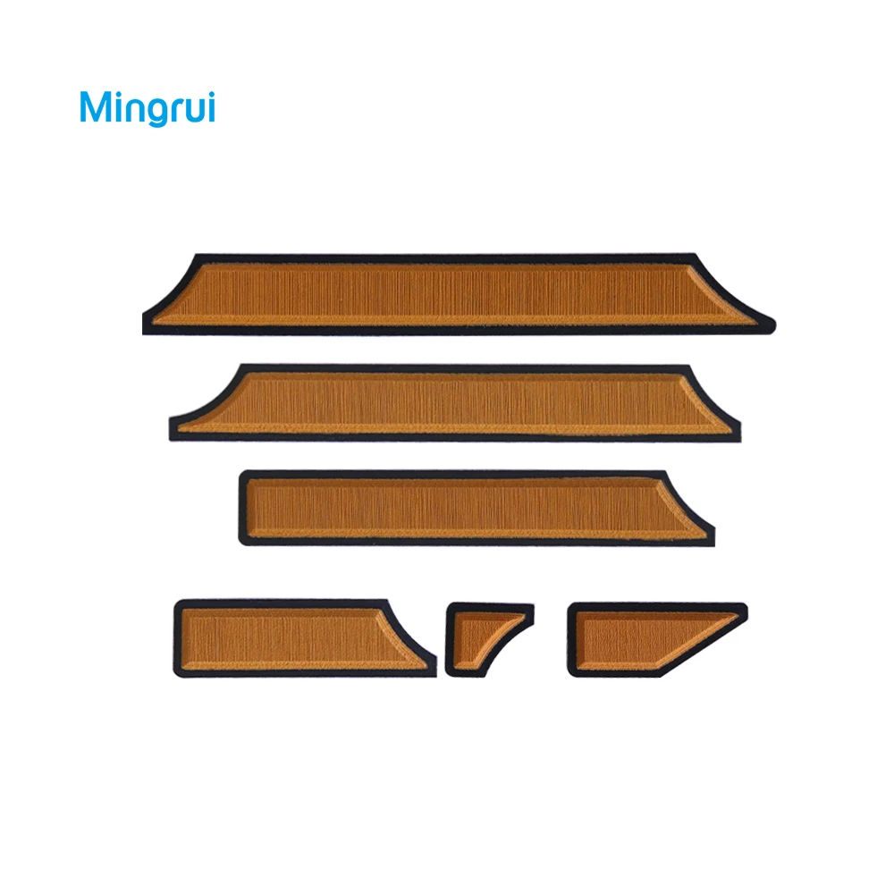 Mingrui индивидуальная форма для рыбалки лодки EVA искусственный Тиковый настил для лодки коврики