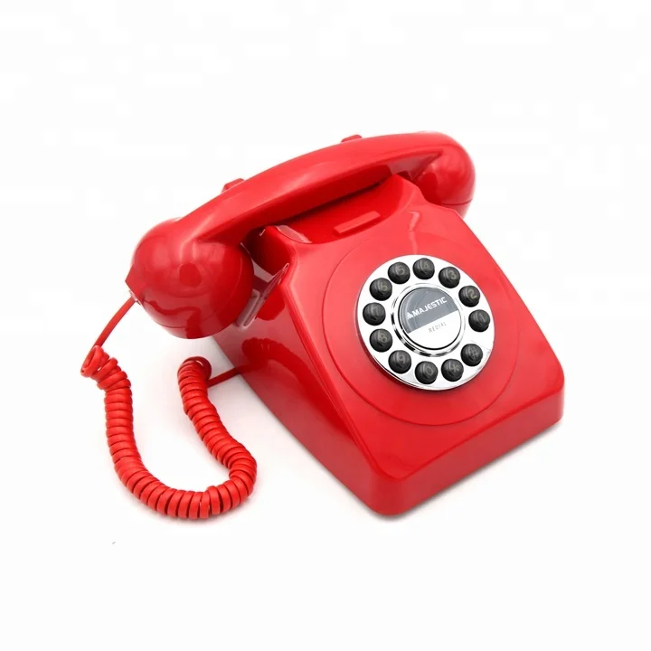 Best Design Old American Style Unique Retro Phone with Last Number Redial Function for Home Use