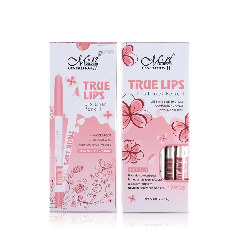 12pcs/set Professional Matte Pencil  Lip Liner PencilWaterproof Pencils For Lips Long Lasting Lipliner Pen Makeup Cosmetic Tools