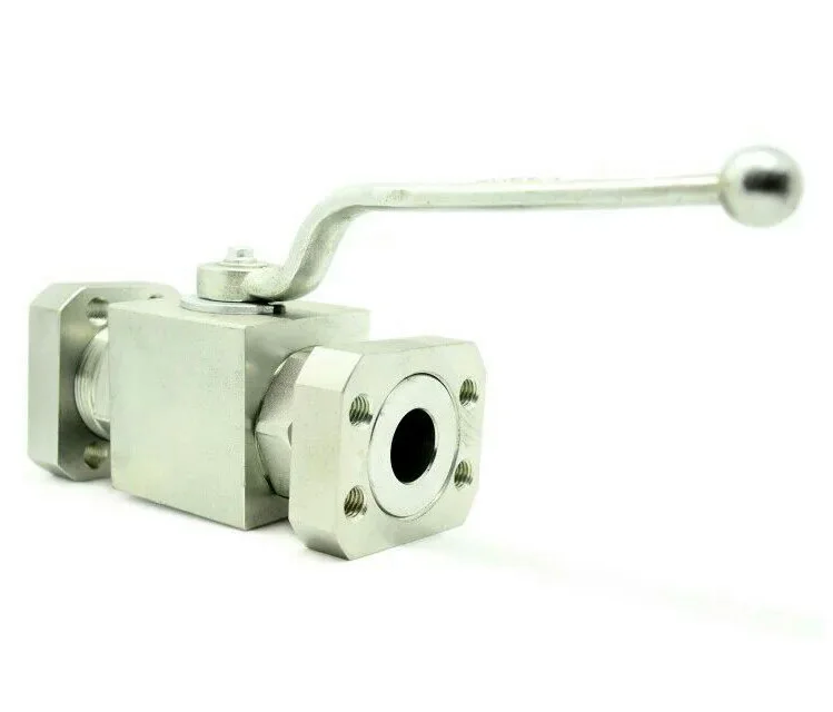 high pressure NPT male threaded block body Hydraulic Ball Valve