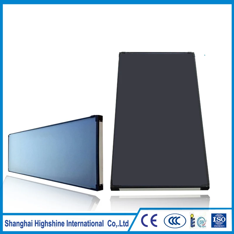 Custom printed new design solar thermal collector panel for piscina heating Flat Plate Solar Collector