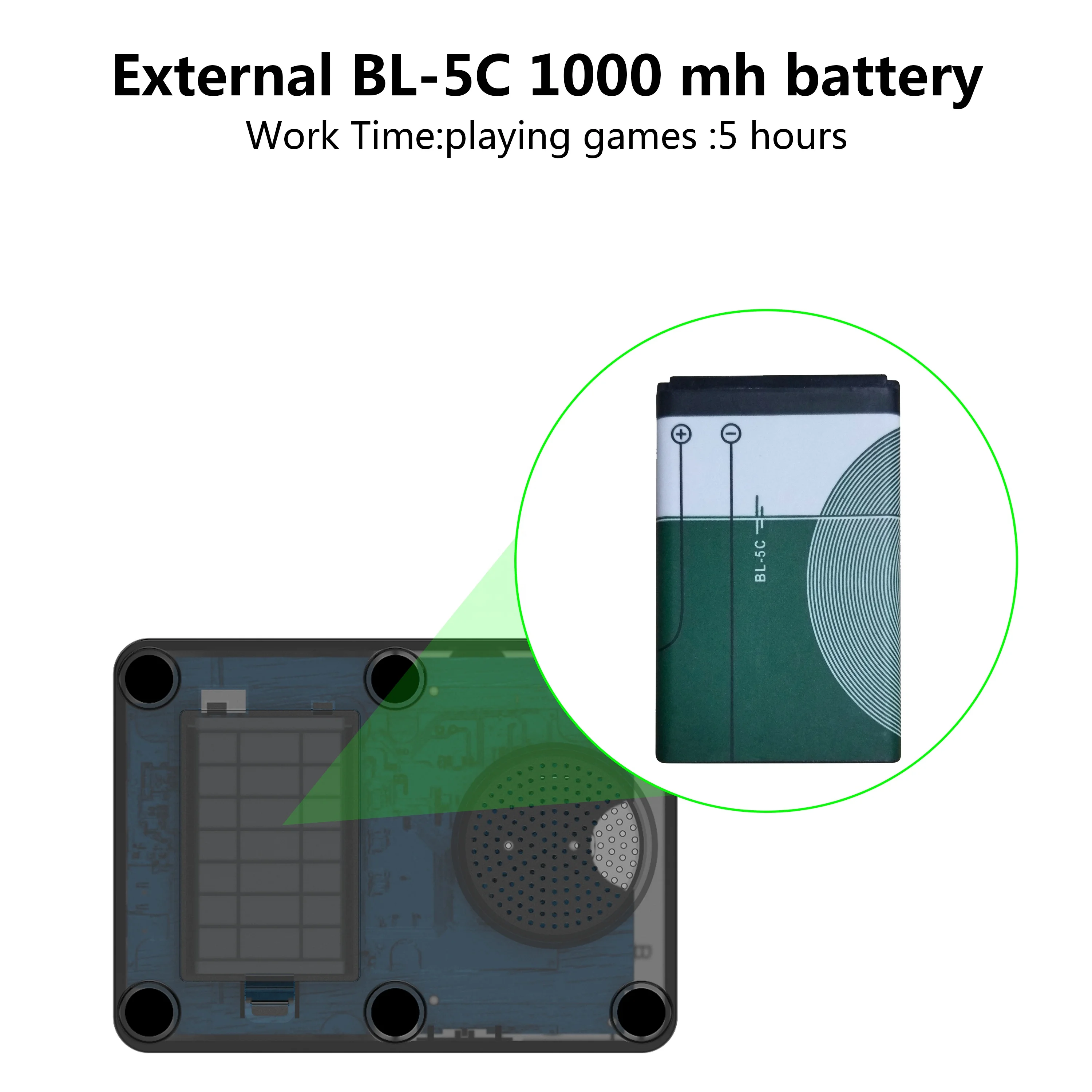 32 bit Black Translucent Game Console Double Players Machine Retro Arcade Mini