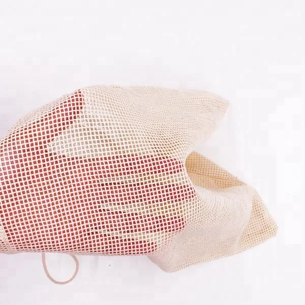 BOSI Multipurpose net bag reusable mesh cotton bag knit fabric mesh produce bag
