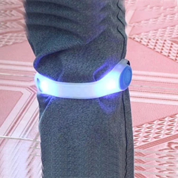 Outdoor LED Sports Wrist Leg Armband Flashing Safety Warning Light for Running Cycling Hiking Jogging
