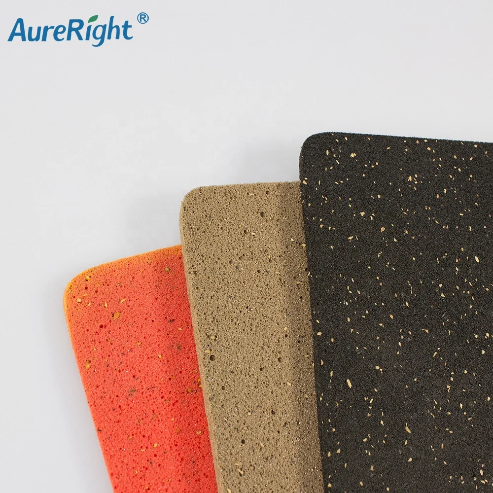 Black Thin Recycled Foam Padding Sheets for Shoe Soles