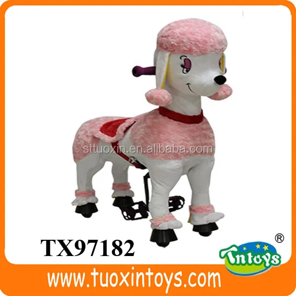 
kids ride on toys elephant with rubber wheels 
