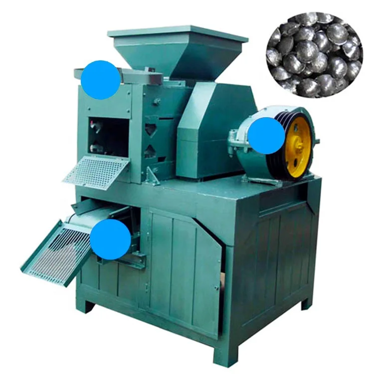 Charcoal briquetting machine