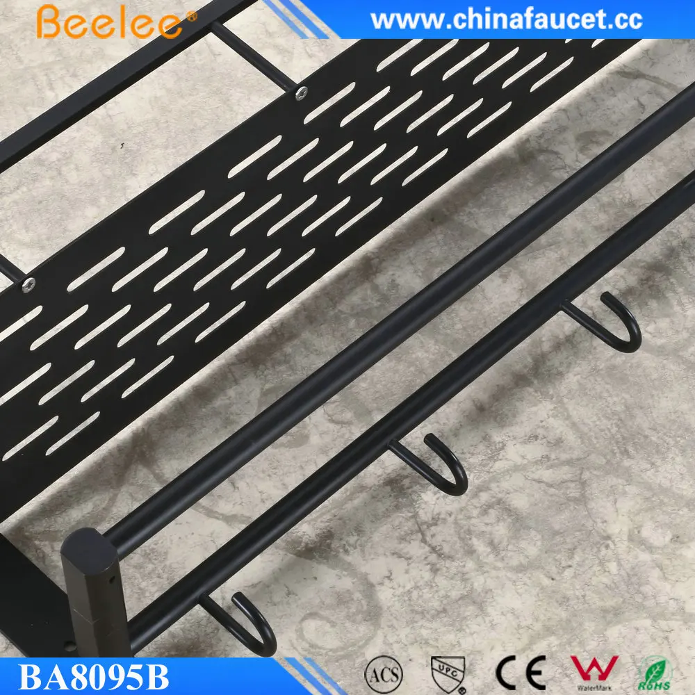 Beelee масляная прорезиненная бронзовая твердая латунь настенный двухуровневый угловой кронштейн для ванной комнаты полка для хранения душевой кадки держатель для косметики