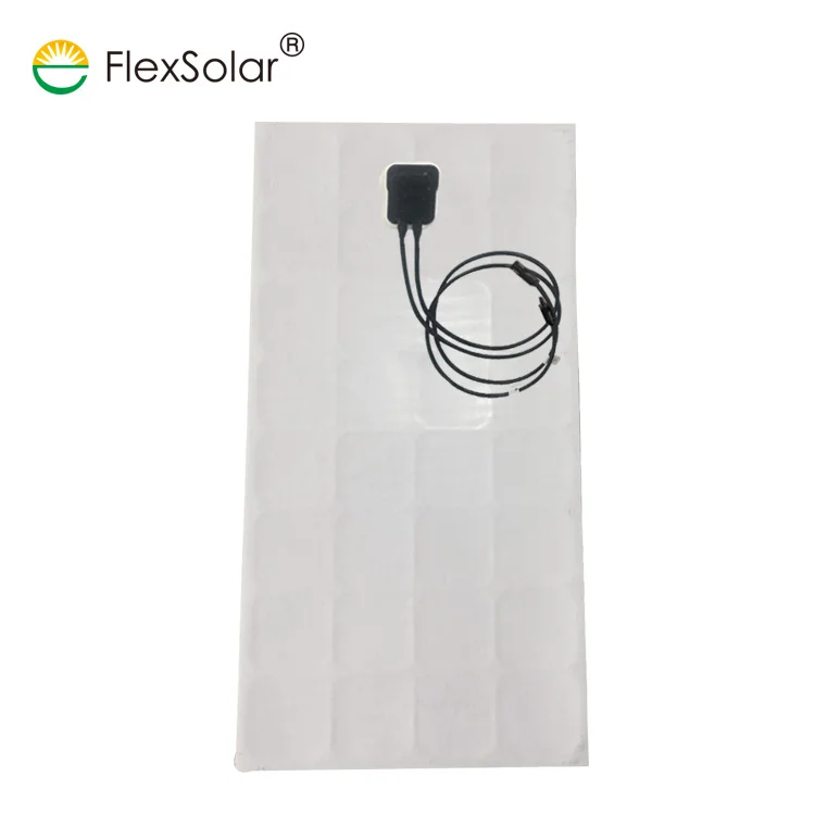 Black 108watt 18v Monocrystalline Sunpower Semi Flexible Solar Panel Without Frame Solar Panel Pv Modules Frameless