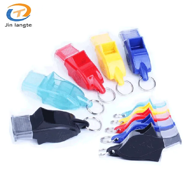 popular wholesale Dolphin Shaped funny Safetyplastic toy Whistle Dolphin Training Whistle with Lanyard
