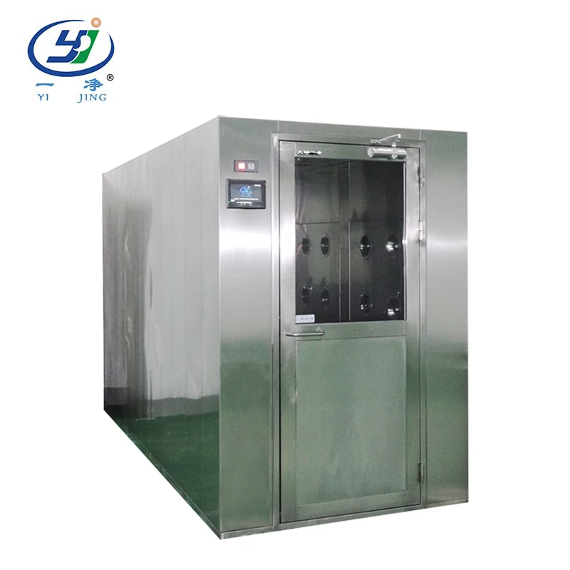 For factory four - person stainless steel air shower cleanroom project