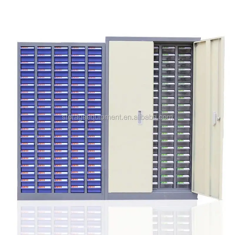 48 drawer tool cabinet electronic component cupboard with door and lock