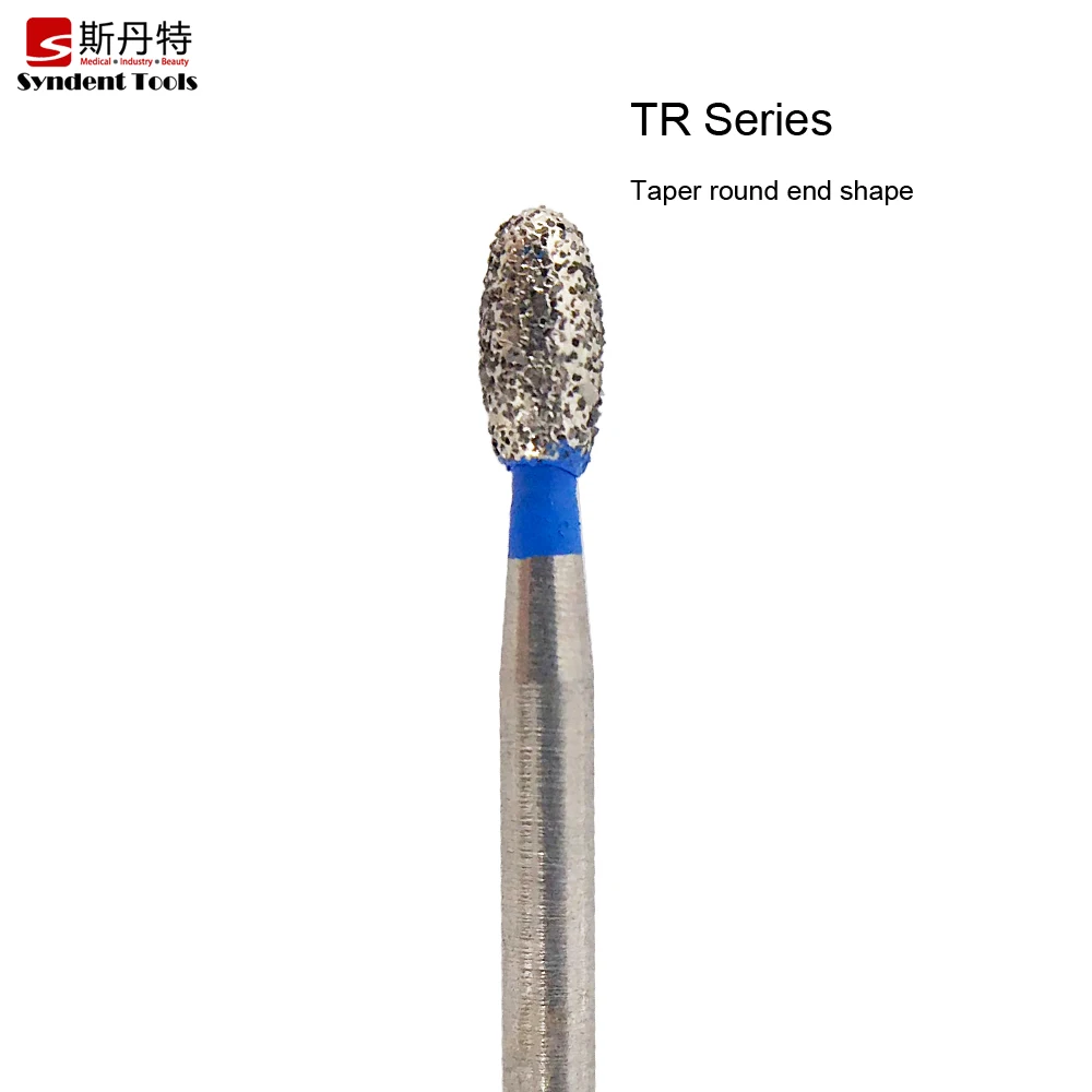 Taper round end medium grit FG diamond dentist bur