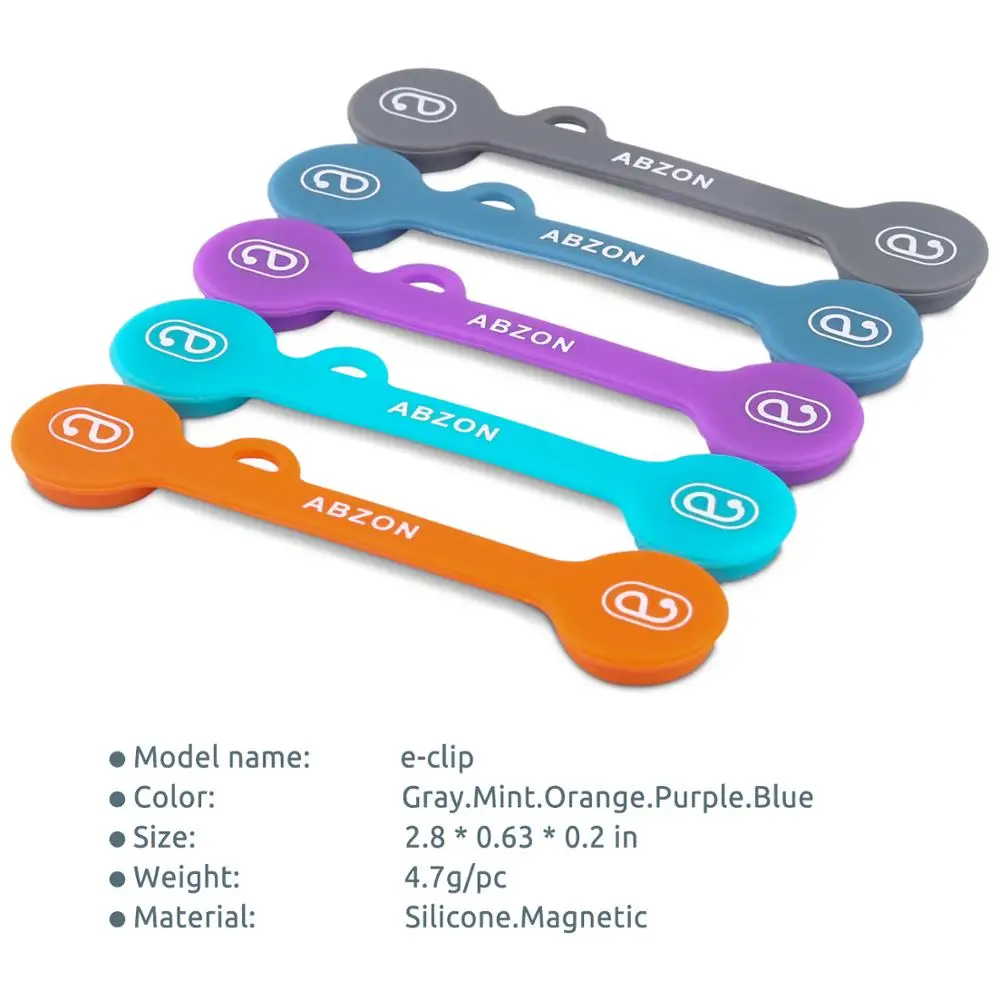 
Magnetic Cable Organizer Clips for Power Wires,Charging USB Cables 