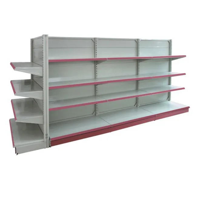 Standard Commercial Good Pricing Steel Supermarket Shelving