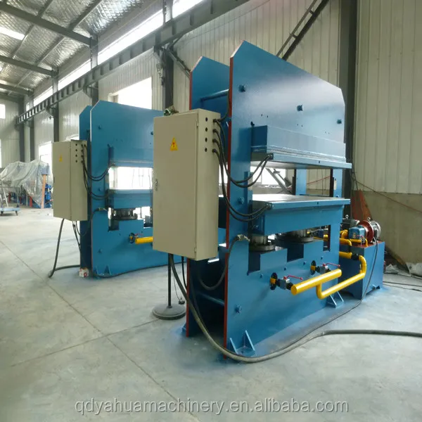 Second Hand Hydraulic Jaw Structure Best Rubber Tile Production Line Durable Rubber Vulcanizing Press For Wholesale