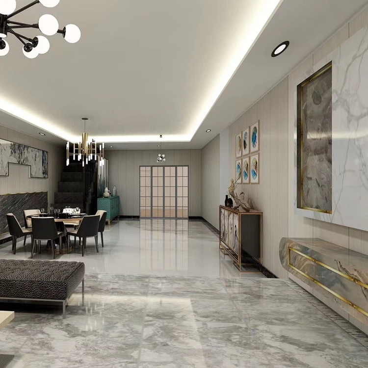 Оптовая продажа Высококачественная супербелая доломитная нанополированная наноплитка 60*60