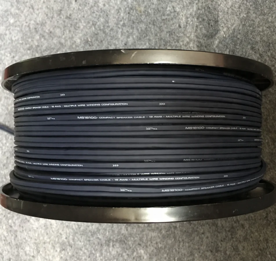 
flexible wire copper audio cable 2 core car amp speaker cable for car audio home audio 12ga 16ga 18ga speaker cable 