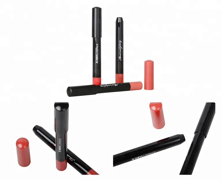 empty round packaging cosmetic lip crayon