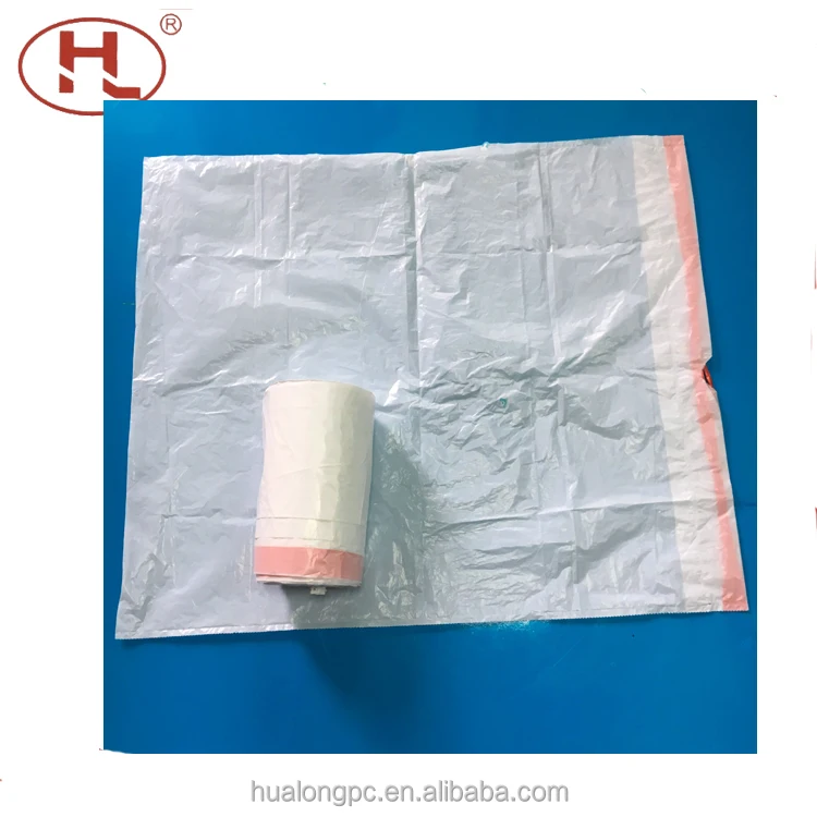 
Customized drawstring trash bags plastic garbage bags with tie string 
