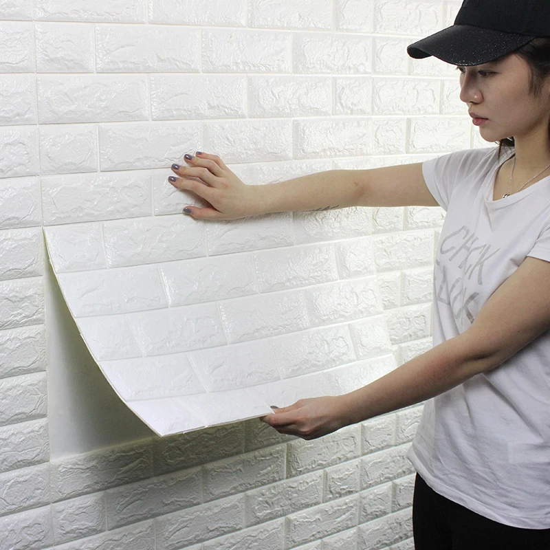  Клейкие листы из пены внешние обои xpe 3d кирпичные Каменная Панель