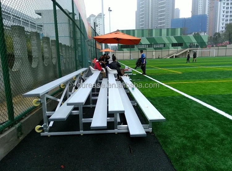 4 rows portable aluminum bleachers