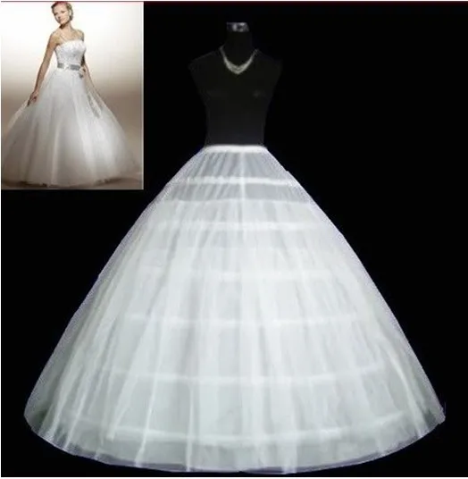 
Wholesale hot sell bridal dress petticoat six hoops double layers vintage slips wedding dress petticoat 