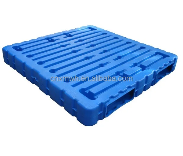 Double side stacking high impact strength plastic pallet