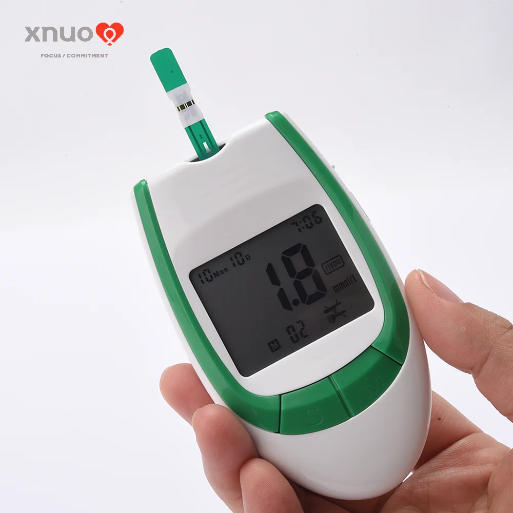 
Hot sales lesser blood sample blood glucose meter with testing kit 
